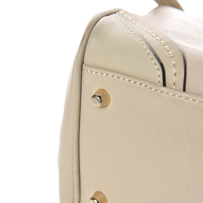 Burberry Grainy Calfskin Small Canterbury Tote Beige 15 of 18