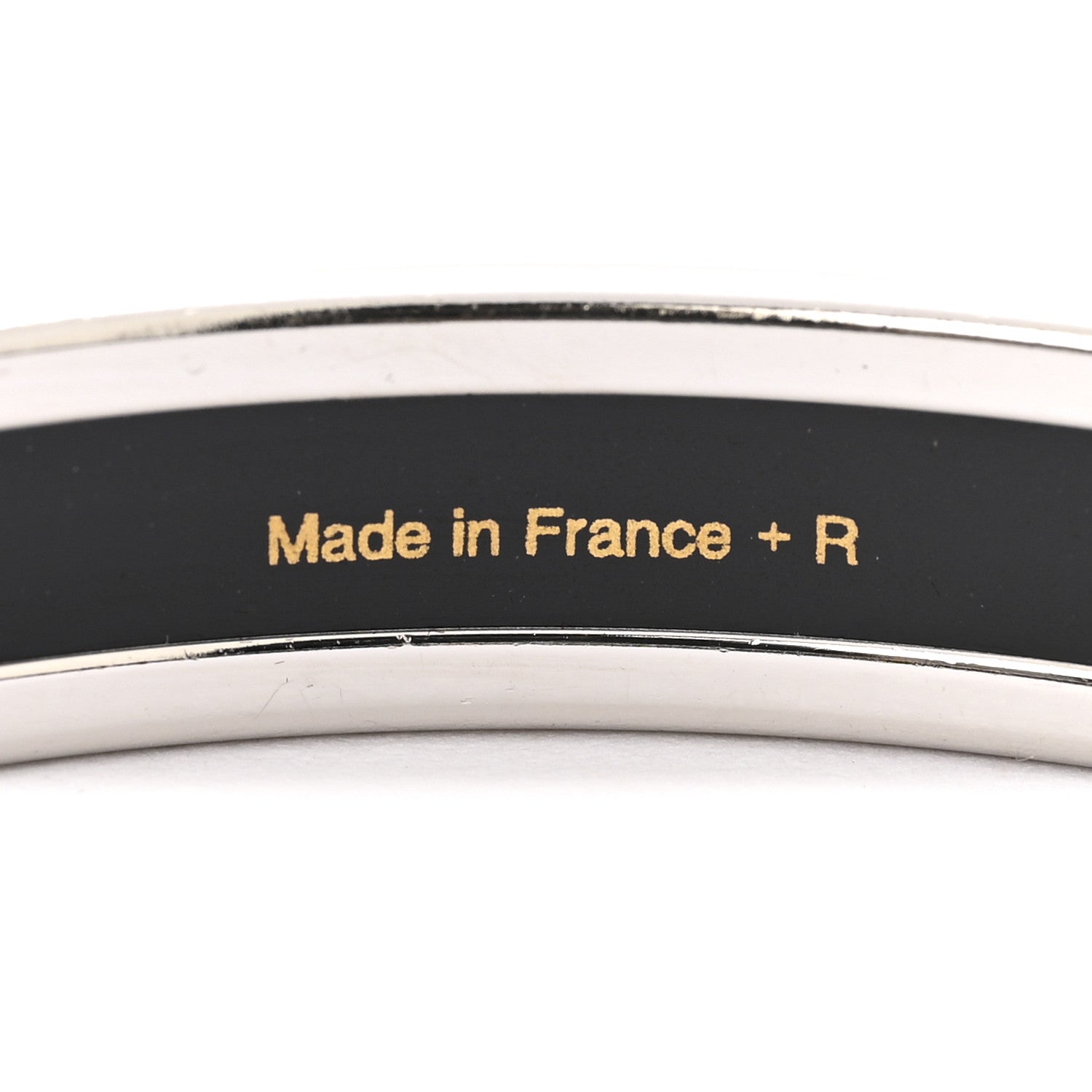 Hermes Enamel Printed Narrow Caleche Bracelet 65 Rose Dragee 5 of 7