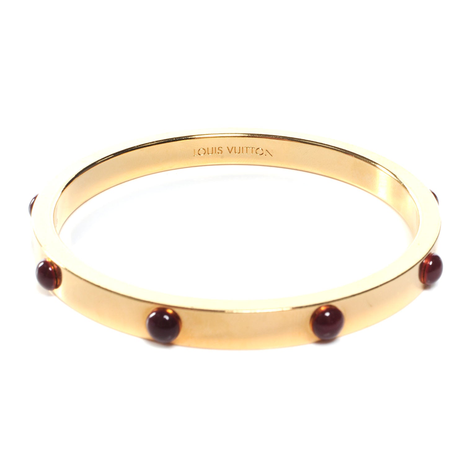 Louis Vuitton Lacquer Gimme a Clue Bracelet Medium Rouge Fauviste 4 of 5