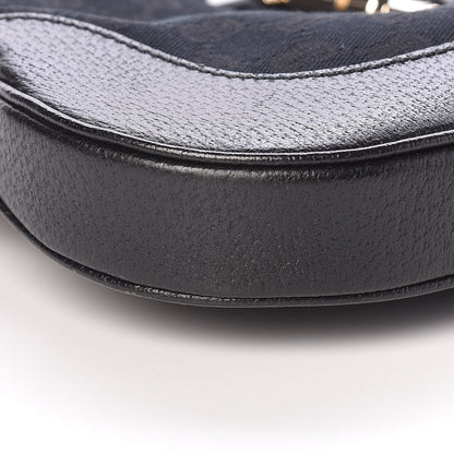 Gucci Monogram Jackie O Hobo Black 8 of 9