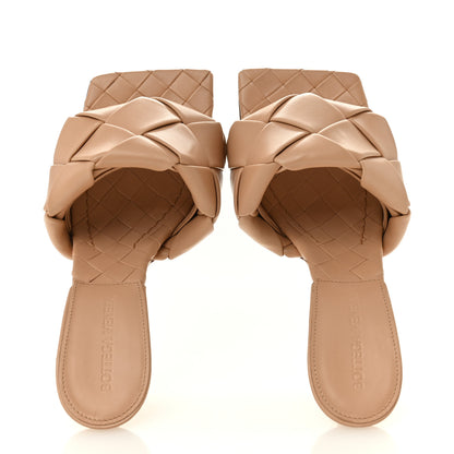 Bottega Veneta Nappa Maxi Intrecciato Lido Mule Sandals 37 Cipria 2 of 9