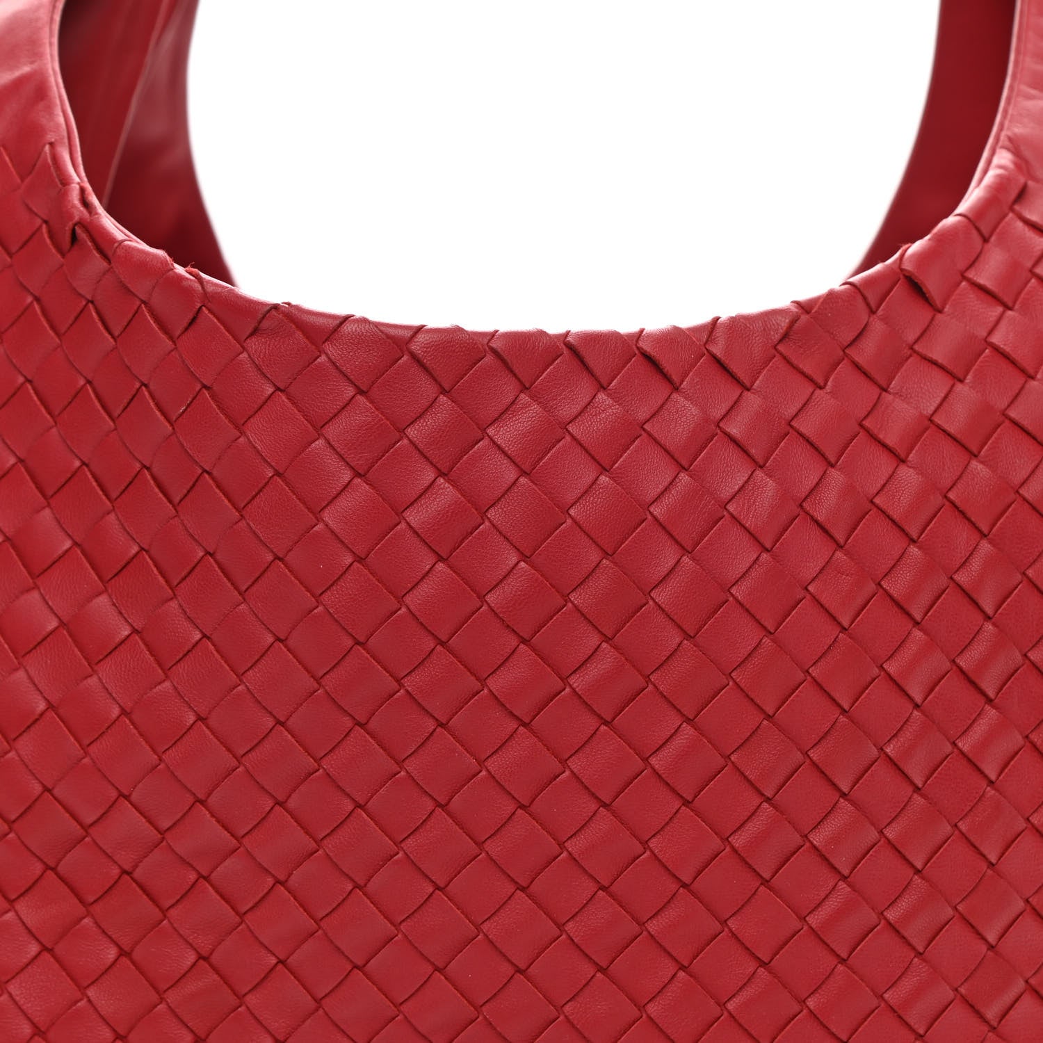 Bottega Veneta Nappa Intrecciato Campana Hobo Red 7 of 10