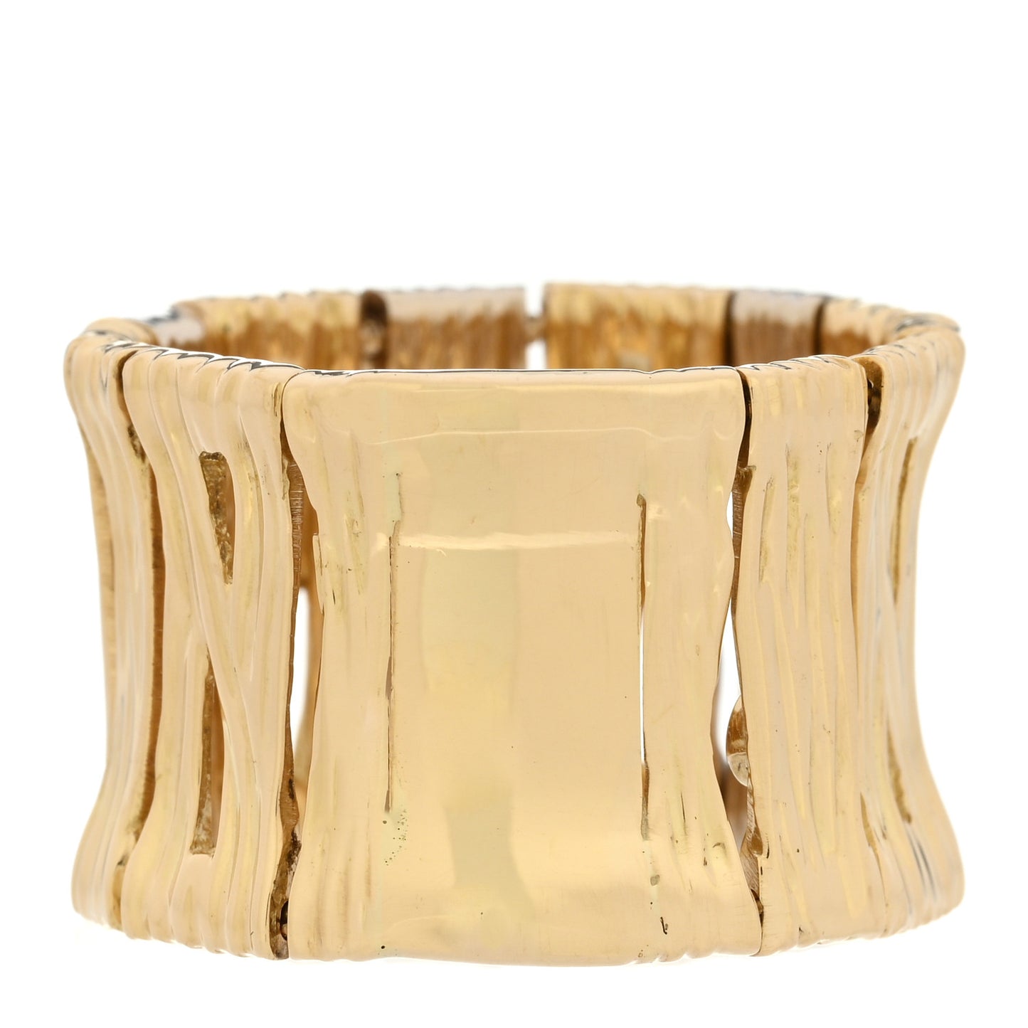 18K Yellow White Gold Diamond Elephantino Ring 54 7