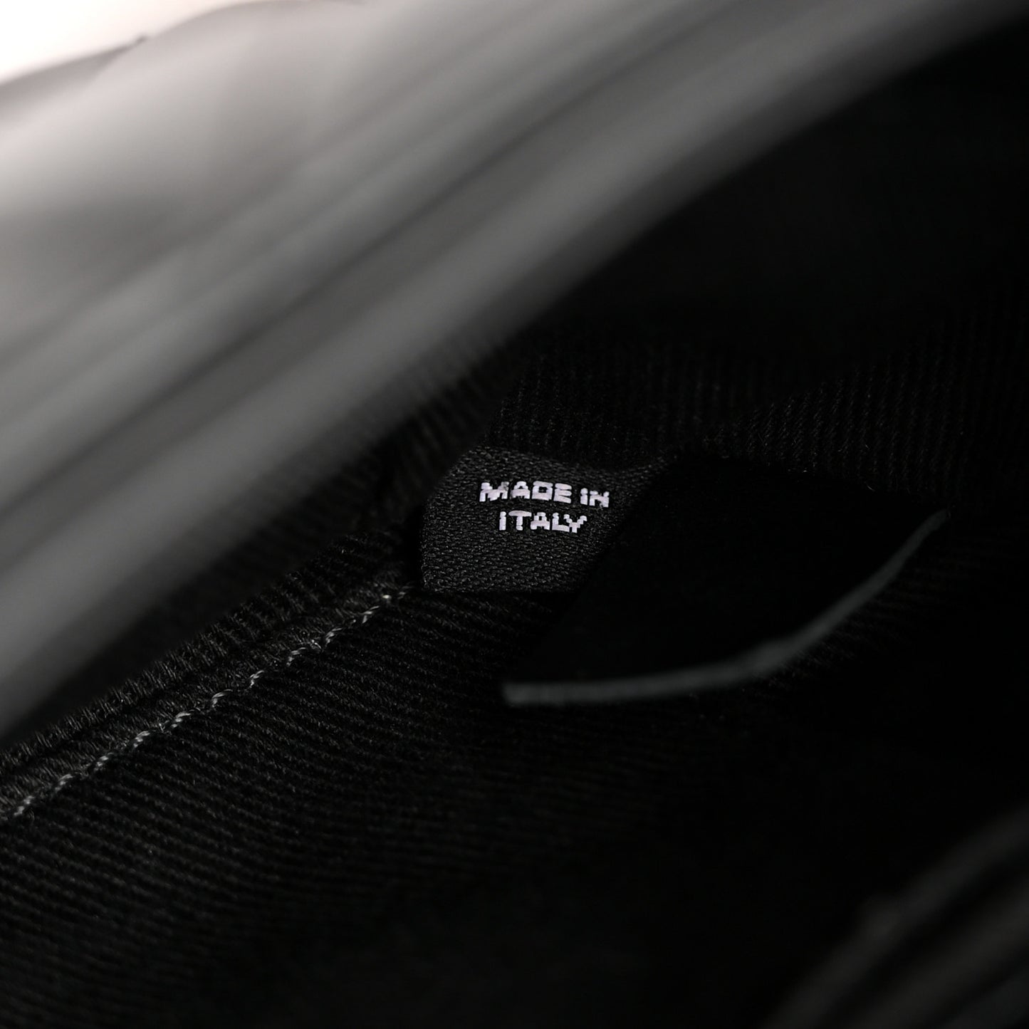 Calfskin Quilted CC Uniform Flap Belt Bag Black
