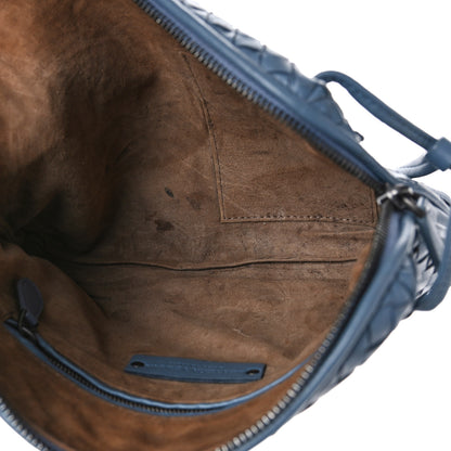 Bottega Veneta Nappa Intrecciato Nodini Crossbody Messenger Blue 4 of 7