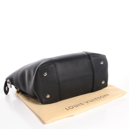 Louis Vuitton Veau Cachemire Soft Lockit MM Black 5 of 10