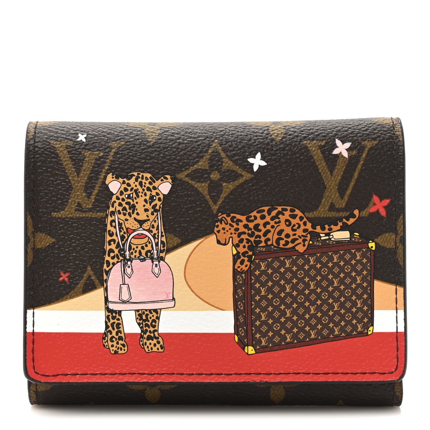 Monogram 2018 Christmas Animation Victorine Wallet