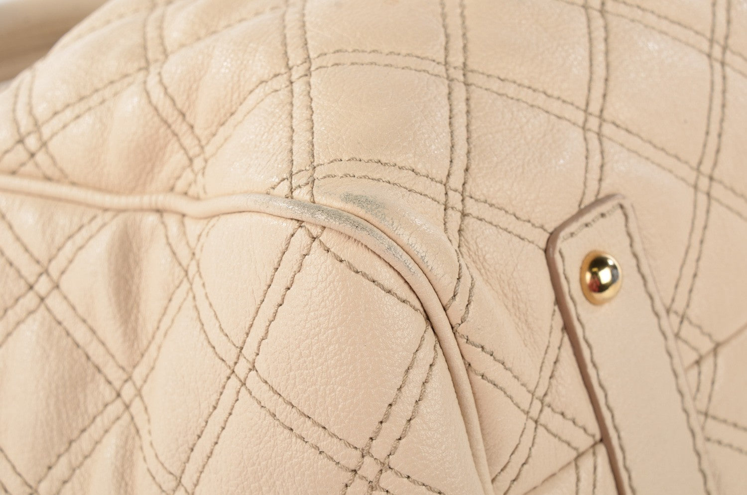 Marc Jacobs Calfskin Quilted Stam Milk 8 of 10