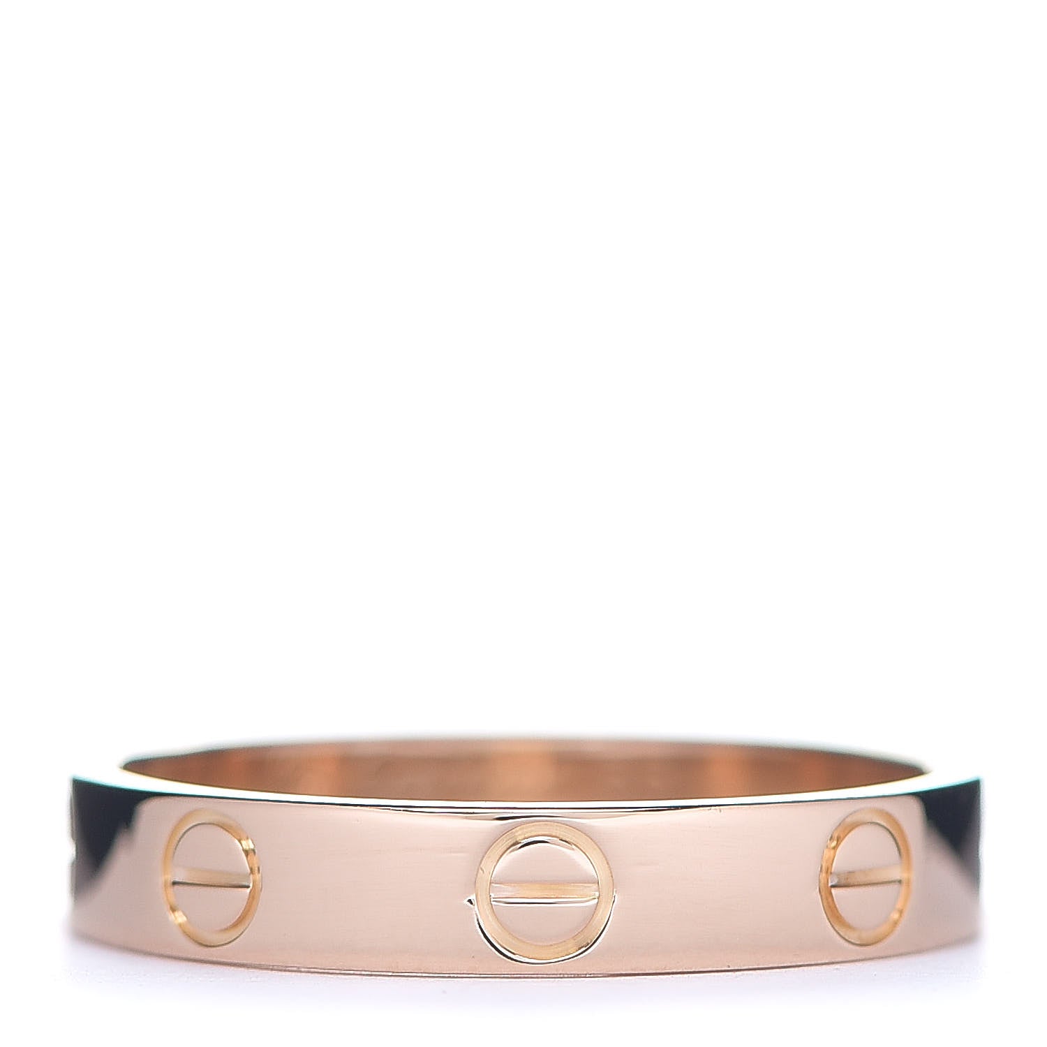 Cartier 18K Pink Gold 3.5mm LOVE Wedding Band Ring 55 7.25 1 of 5