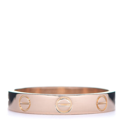 Cartier 18K Pink Gold 3.5mm LOVE Wedding Band Ring 55 7.25 1 of 5