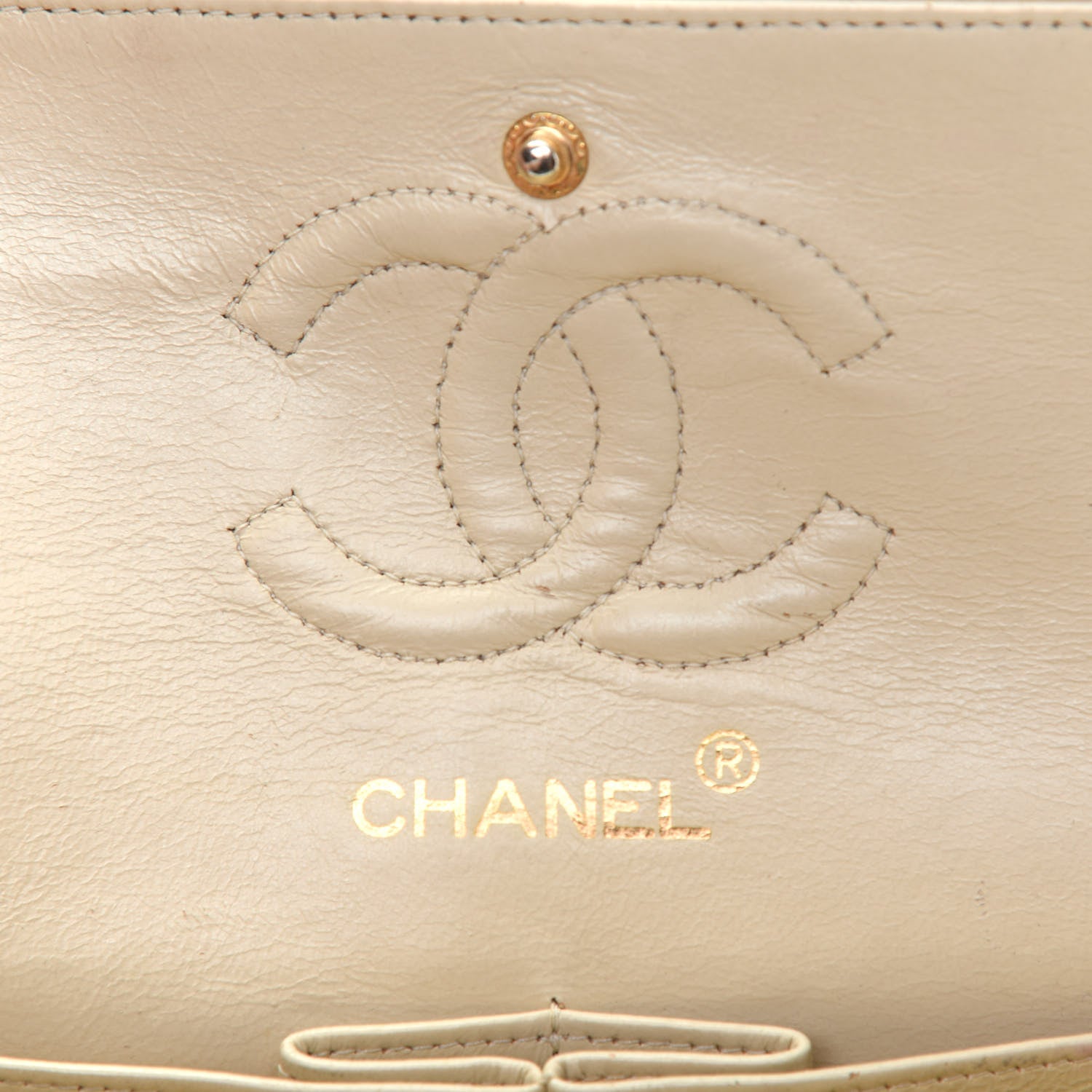 Chanel Lambskin Quilted Small Double Flap Beige 8 of 29