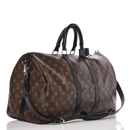 Louis Vuitton Monogram Macassar Keepall Bandouliere 45 3 of 7
