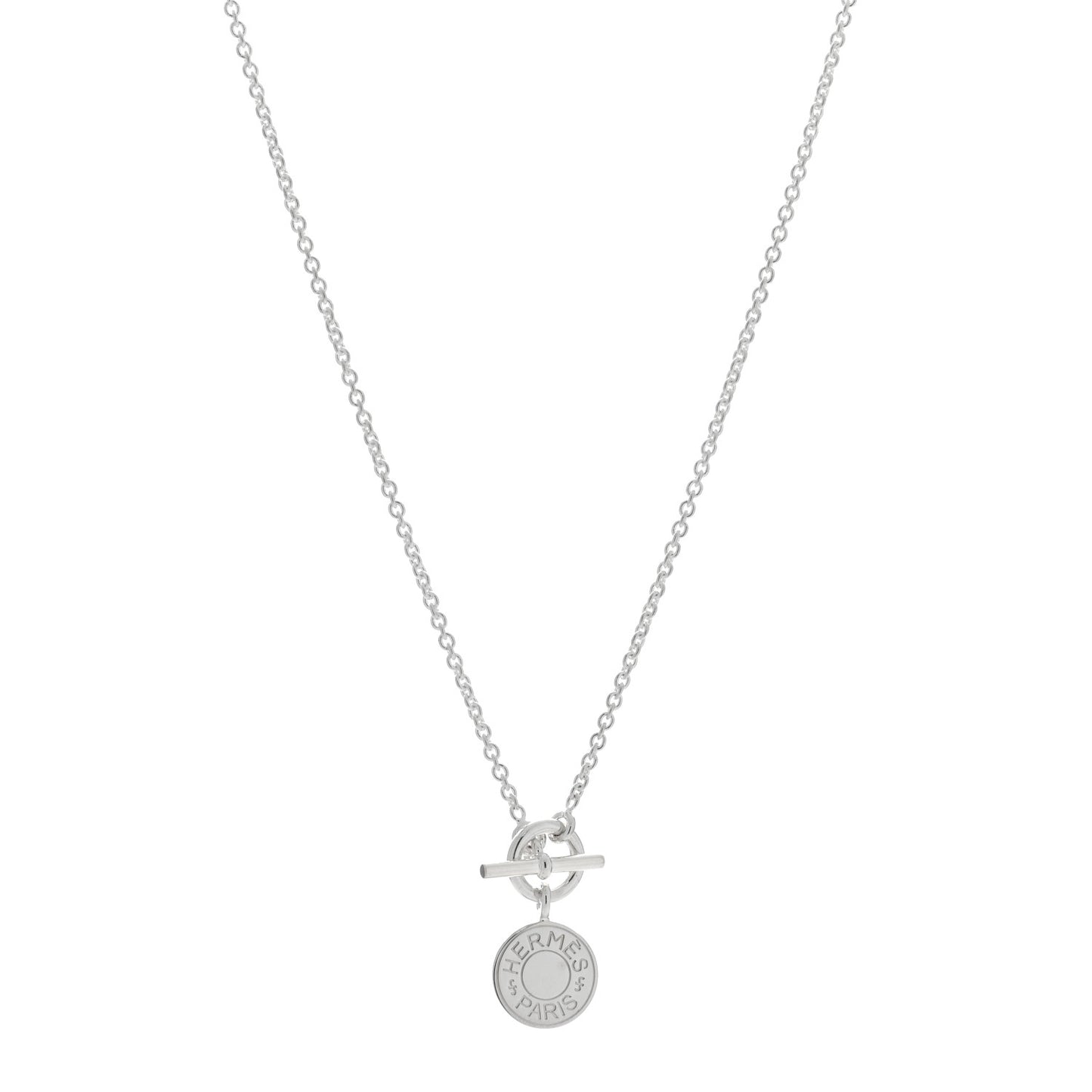 Sterling Silver Amulettes H Confettis Pendant Necklace