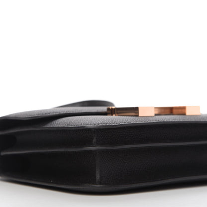 Hermes Epsom Constance 18 Black 6 of 11