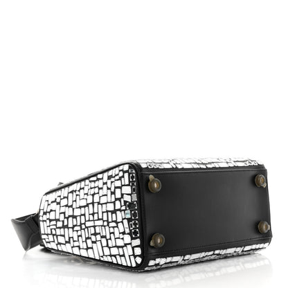 Christian Dior Smooth Calfskin Embroidered Medium Mosaic of Mirrors Lady Dior Black 4 of 11
