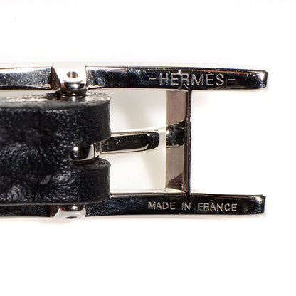 Hermes Chamonix Hapi 3 GM Triple Tour Wrap Bracelet Black 6 of 16