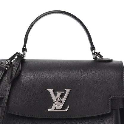 Louis Vuitton Calfskin Lockme Ever BB Black 9 of 11
