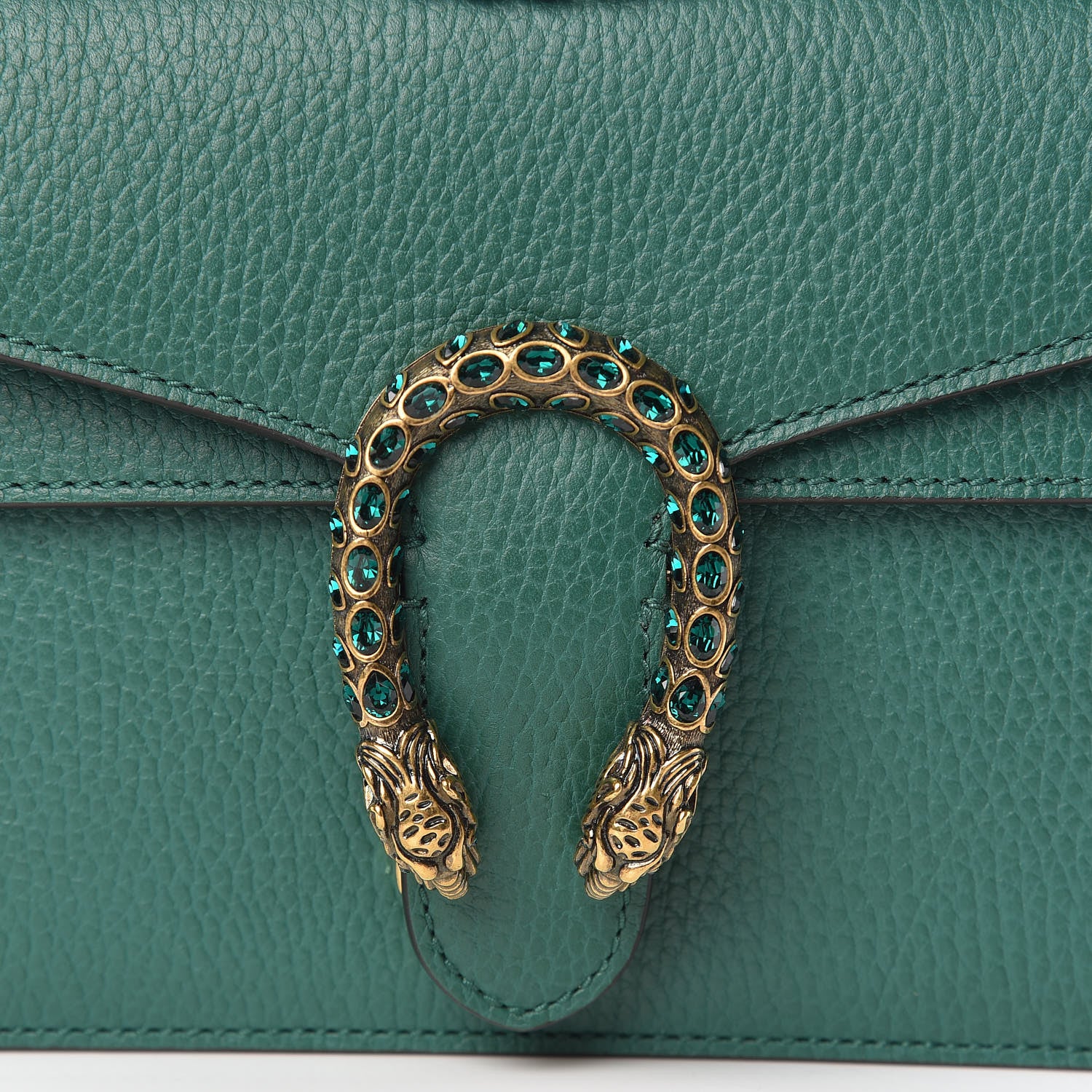 Gucci Calfskin Mini Dionysus Shoulder Bag Emerald 10 of 12