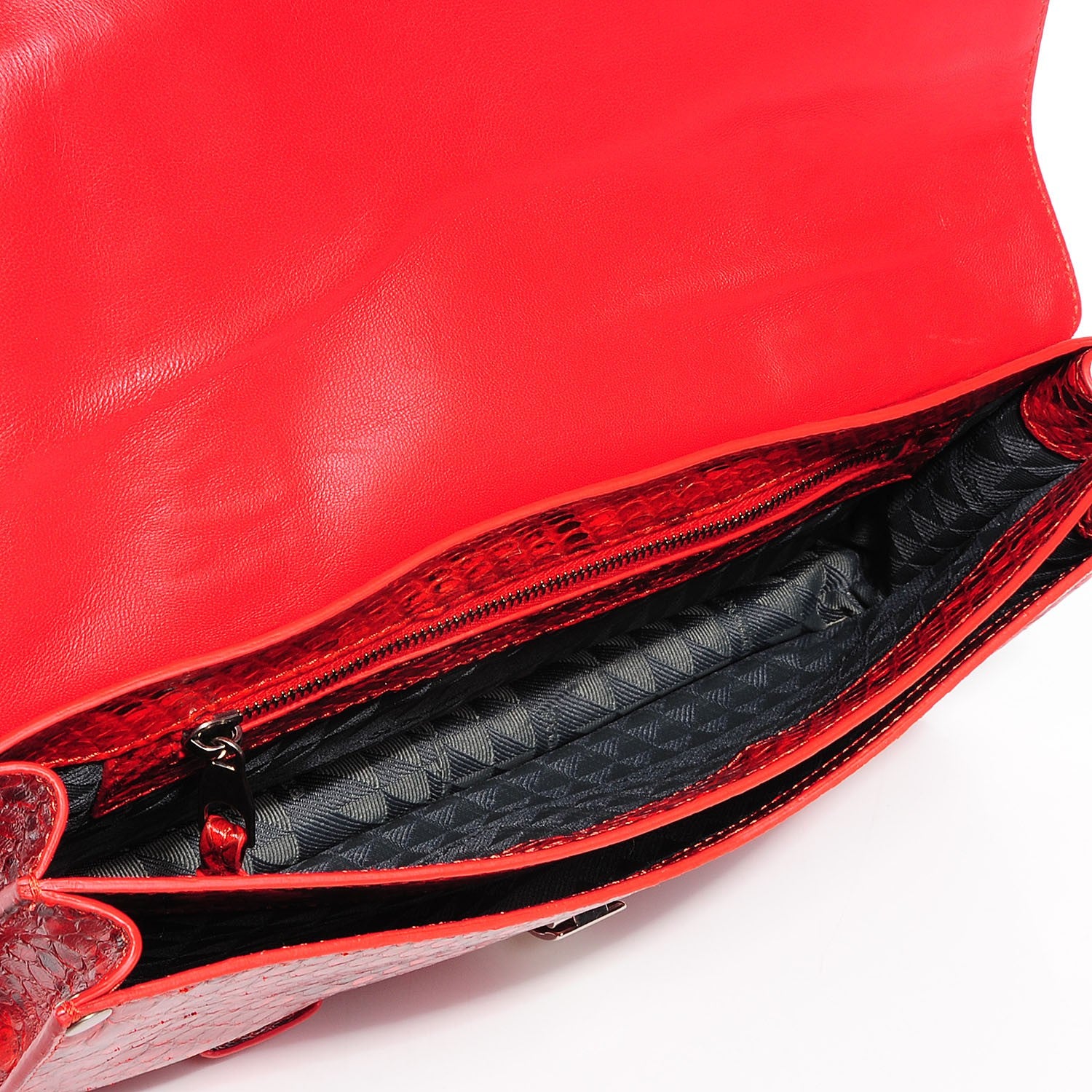 Proenza Schouler Python PS1 Pochette Poppy 5 of 9