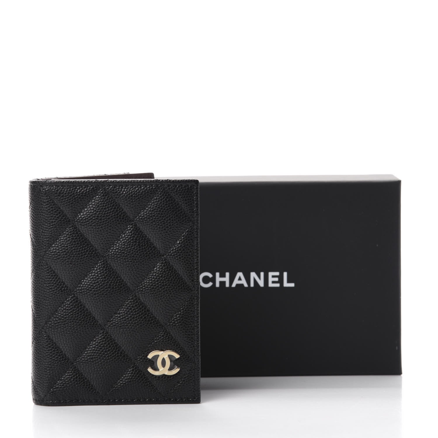 Chanel Caviar Quilted Card Holder Wallet Black 8 of 8