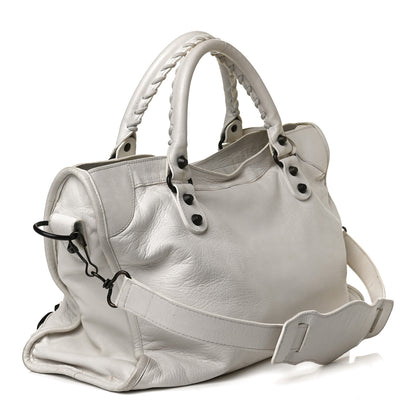 Balenciaga Agneau Classic Hardware City White 3 of 22
