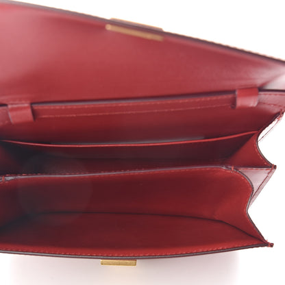 Celine Box Calfskin Teen Classic Box Flap Bag Red 5 of 10