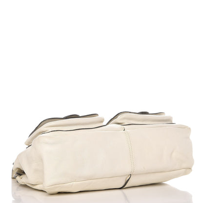 Chloe Lambskin Saskia Satchel White 4 of 9