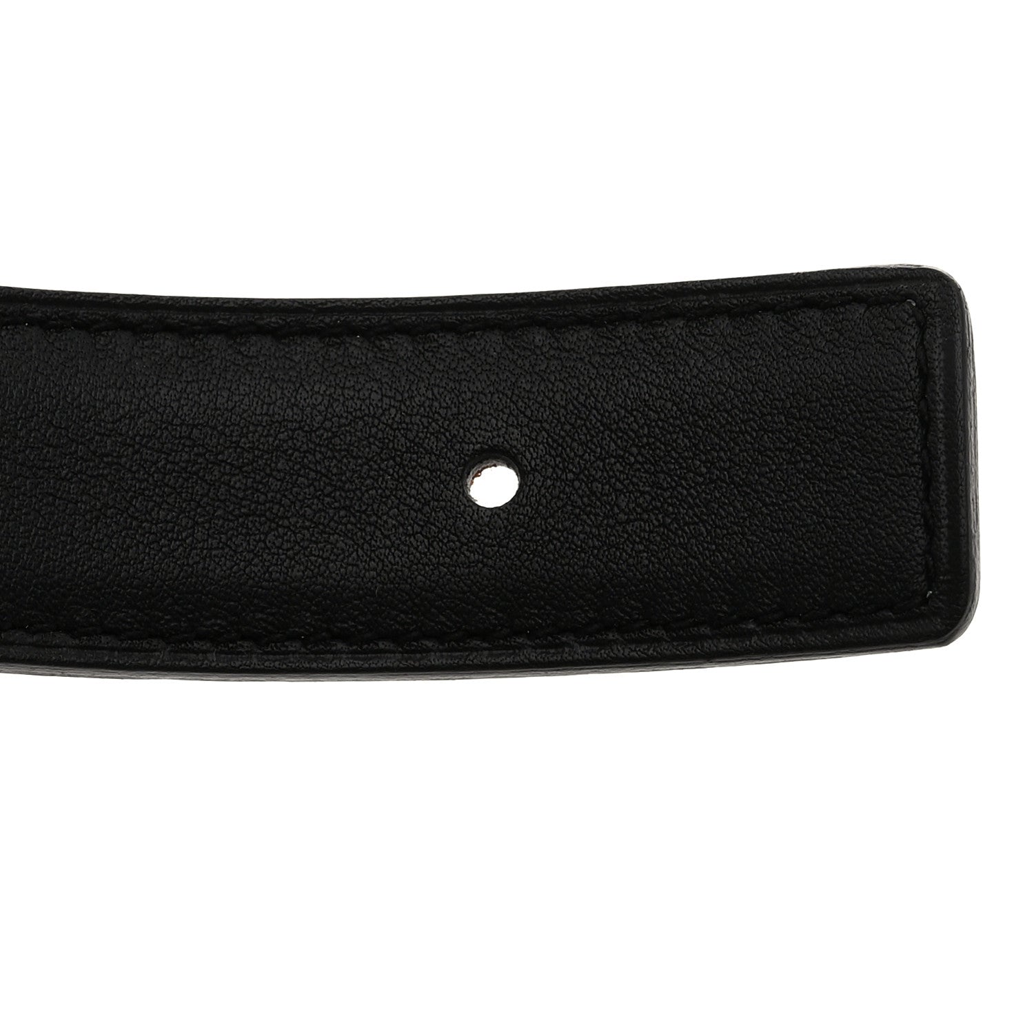 Hermes Swift Epsom 24mm Belt Strap 80 32 Black Gold 4 of 8
