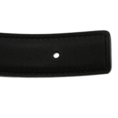 Hermes Swift Epsom 24mm Belt Strap 80 32 Black Gold 4 of 8
