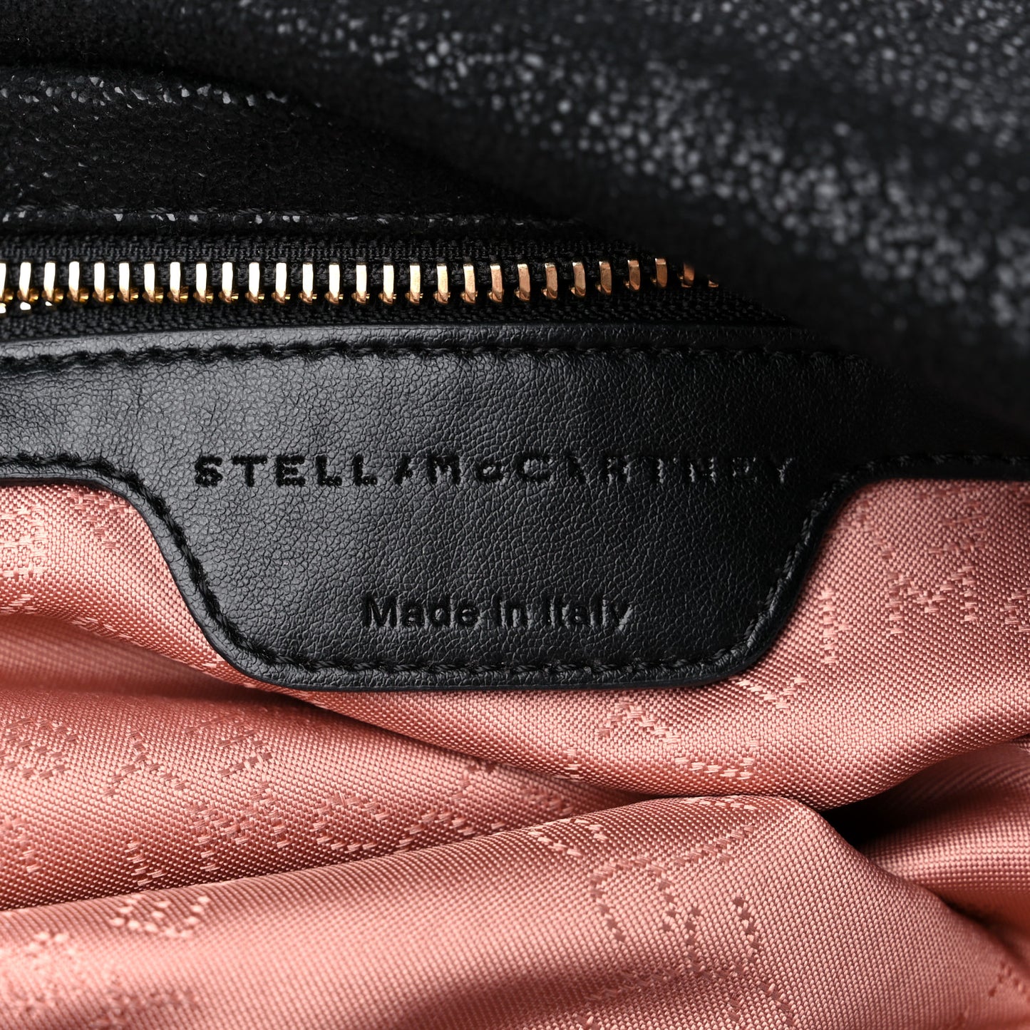Shaggy Deer Falabella Fold Over Tote Black