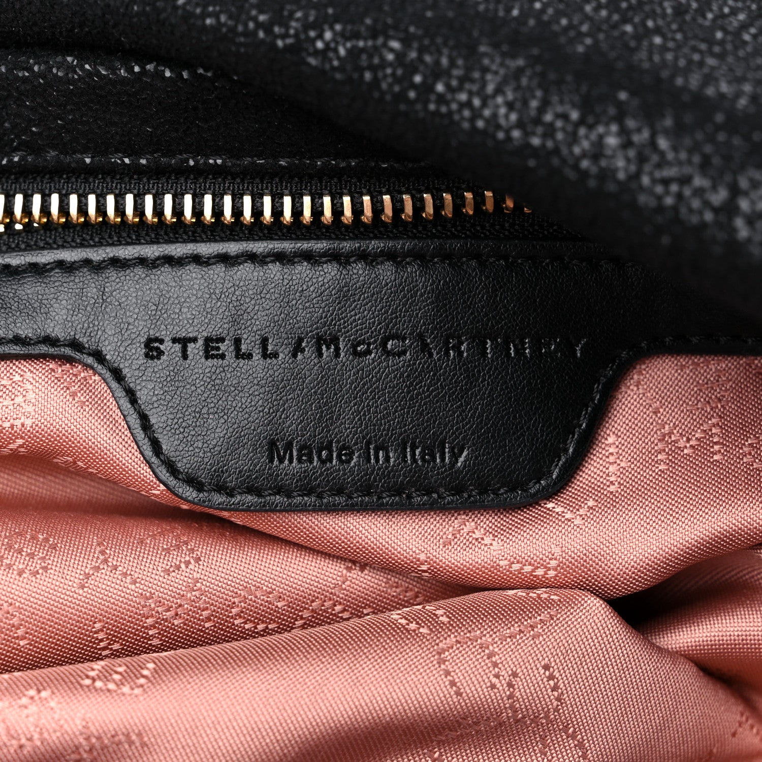 Stella McCartney Shaggy Deer Falabella Fold Over Tote Black 6 of 9