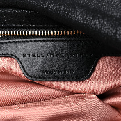 Stella McCartney Shaggy Deer Falabella Fold Over Tote Black 6 of 9