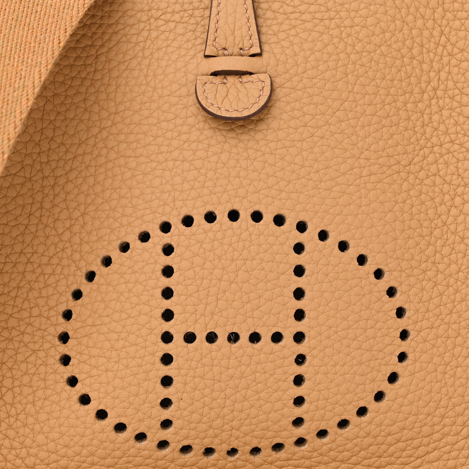 Hermes Taurillon Clemence Evelyne TPM Biscuit 8 of 11