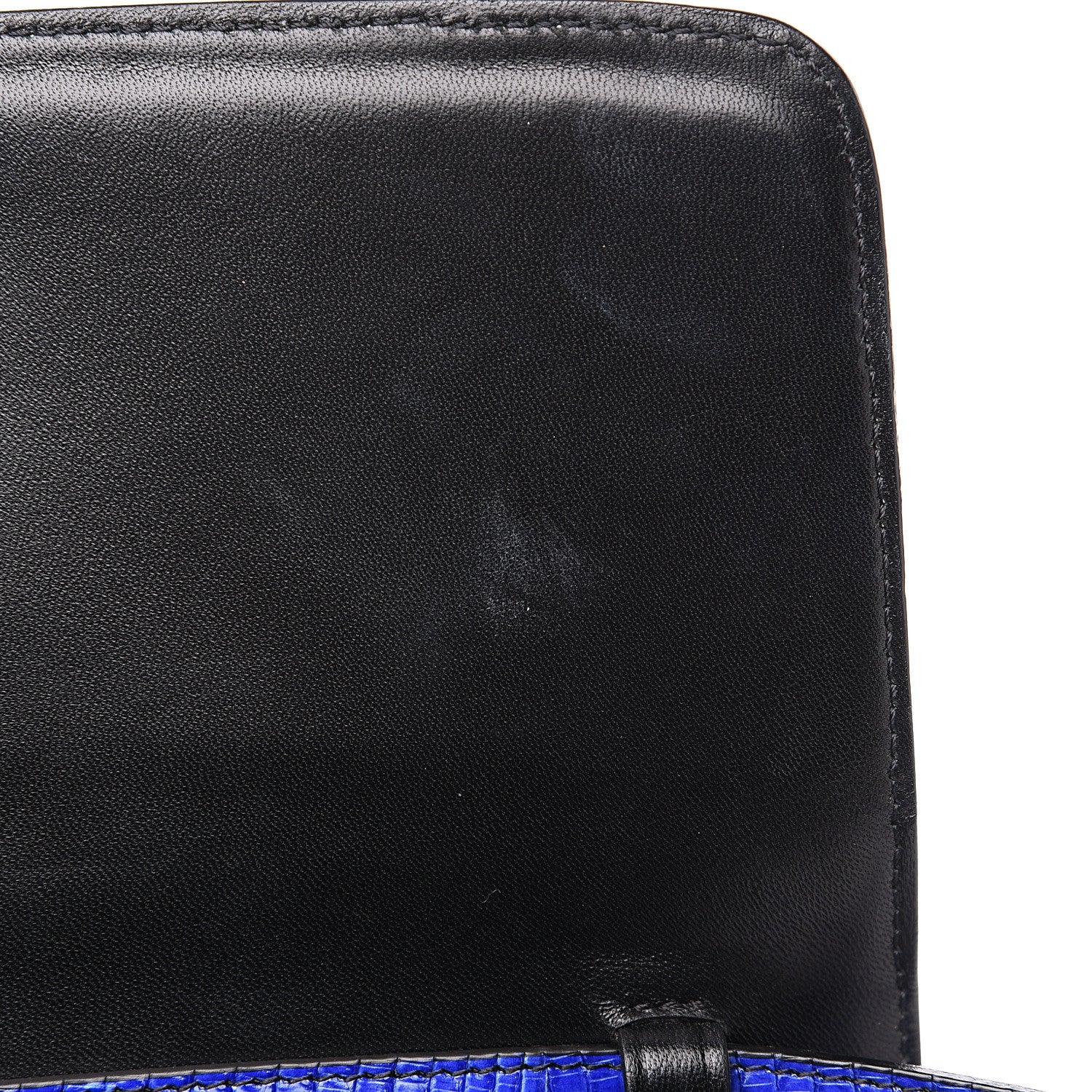 Celine Lizard Medium Classic Box Flap Bag Indigo 8 of 9