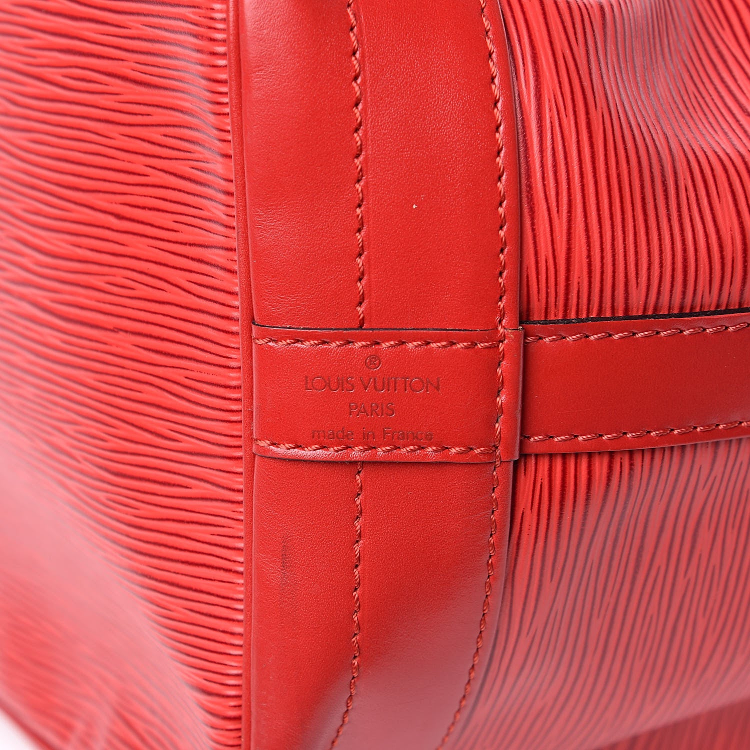 Louis Vuitton Epi Noe Castillan Red 6 of 11