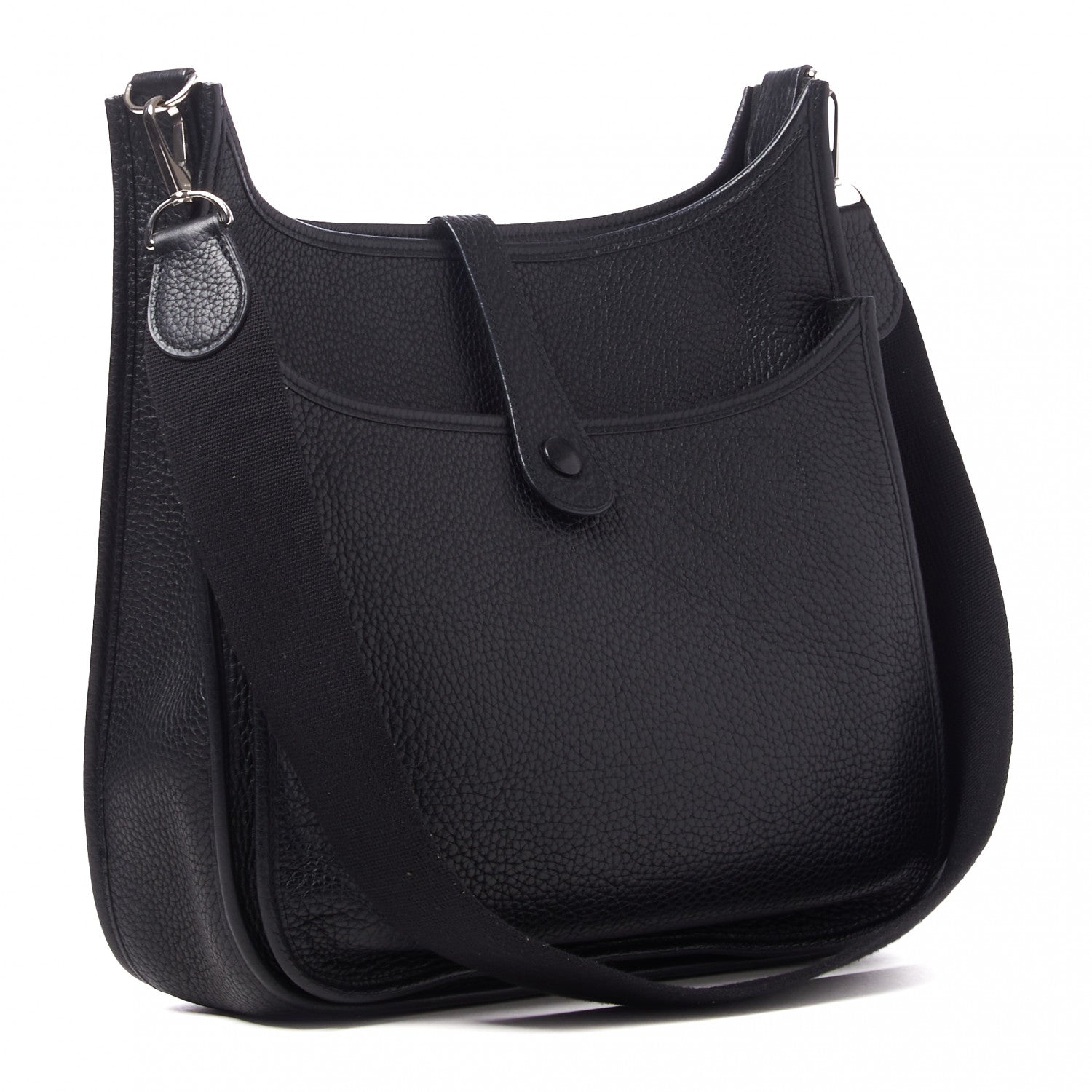 Hermes Taurillon Clemence Evelyne II GM Black 2 of 8