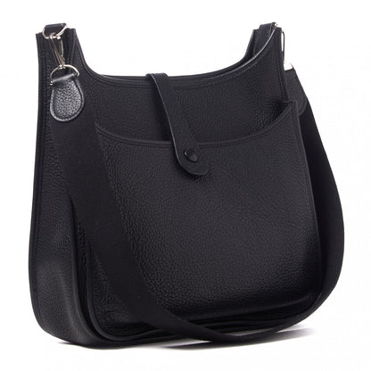 Hermes Taurillon Clemence Evelyne II GM Black 2 of 8