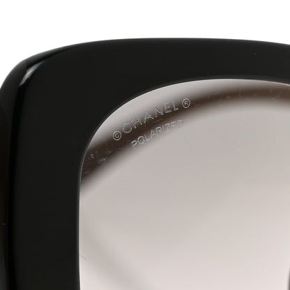 Chanel Acetate Rectangle Sunglasses 5504A Black 7 of 7