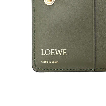 Loewe Calfskin Embossed Compact Wallet Avocado 7 of 7