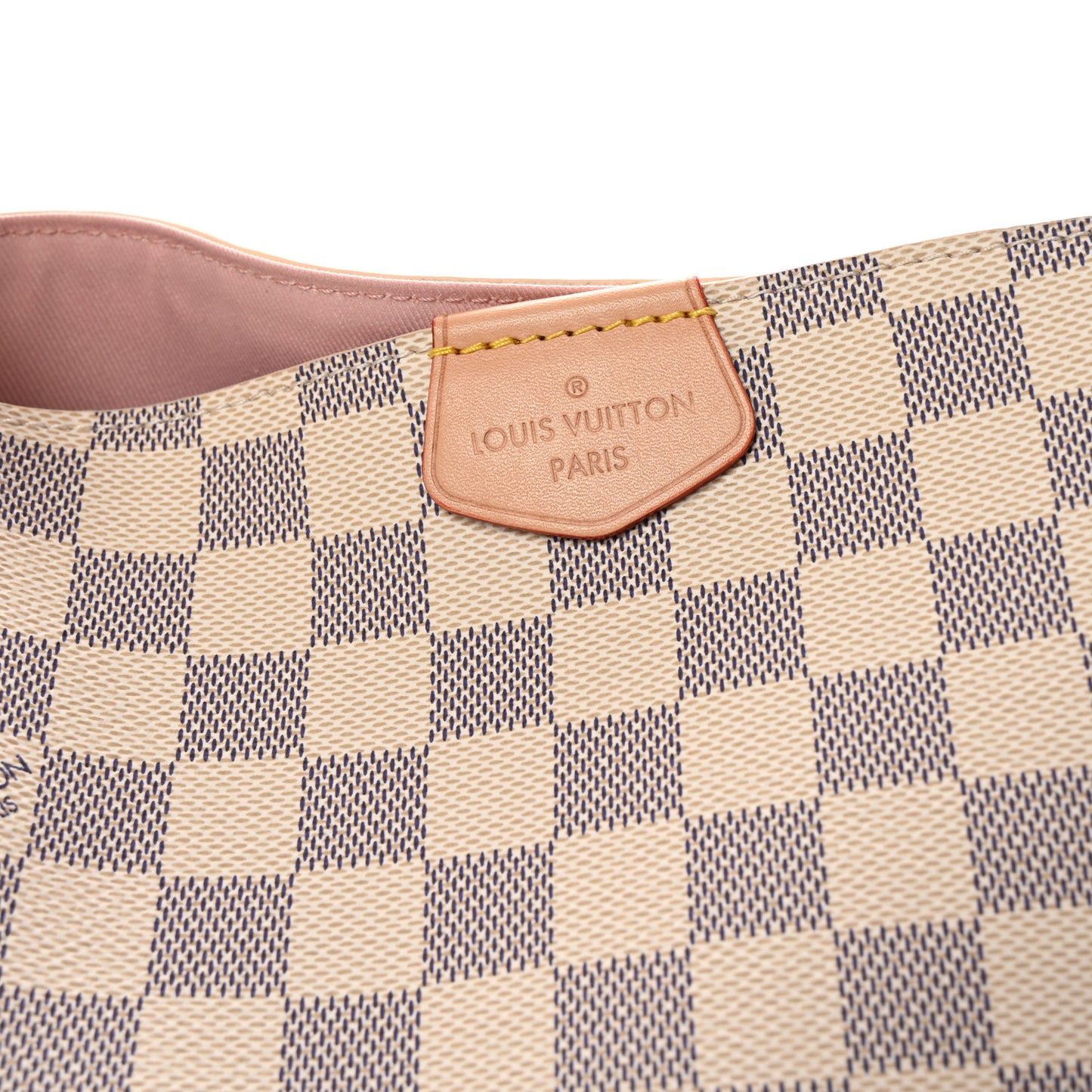 Damier Azur Graceful PM Rose Ballerine