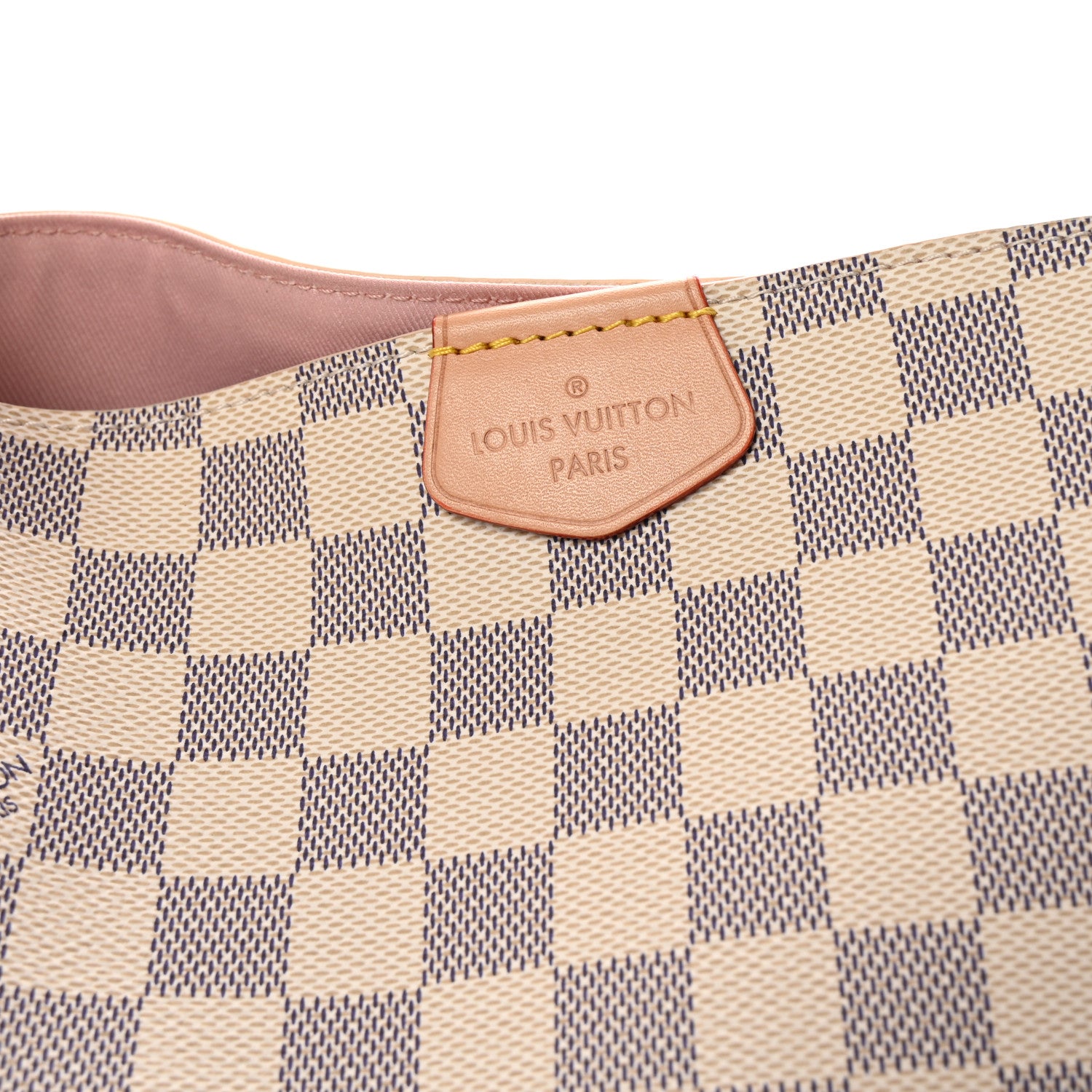 Louis Vuitton Damier Azur Graceful PM Rose Ballerine 7 of 9