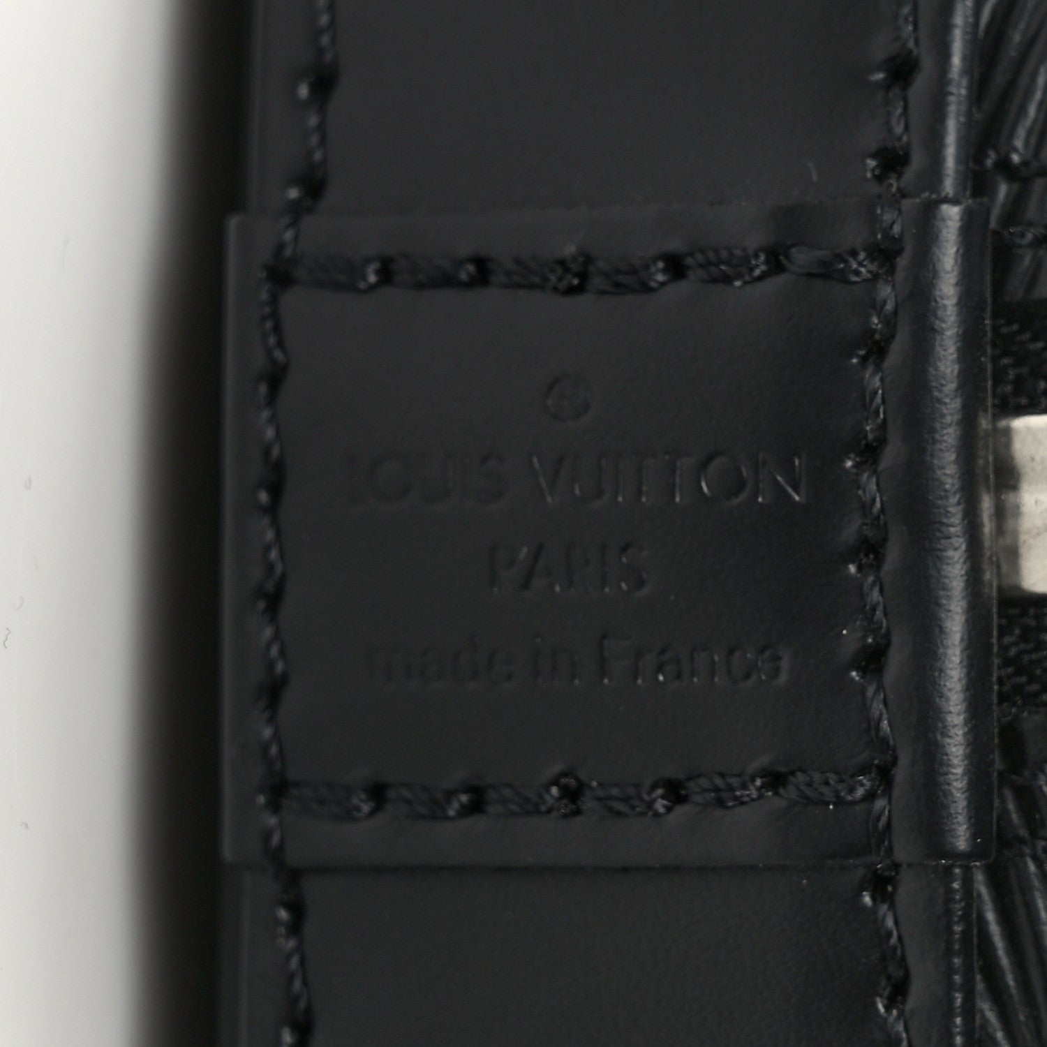 Louis Vuitton Epi Alma BB Black 6 of 10