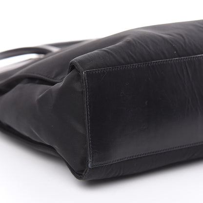 Prada Tessuto Nylon Soft Calf Tote Black 7 of 15