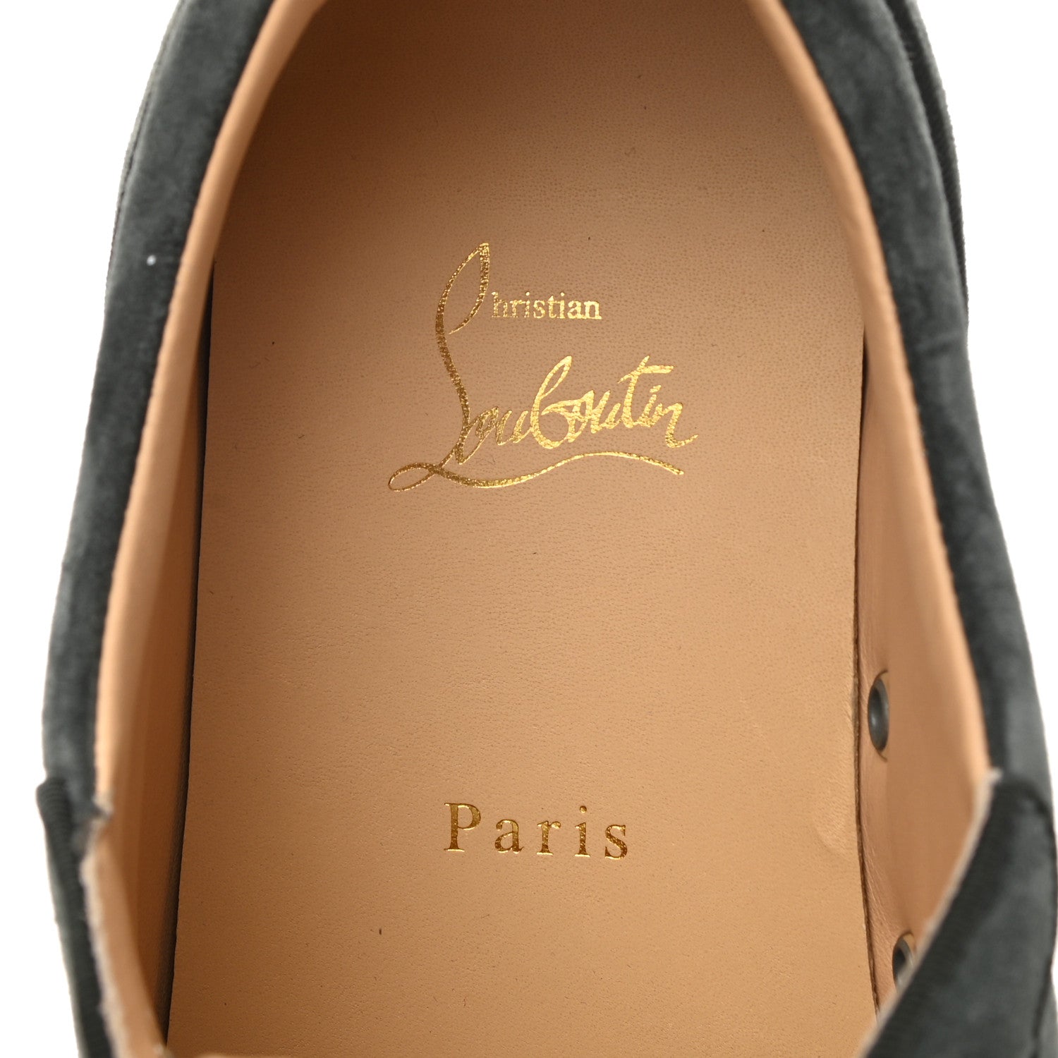 Christian Louboutin Suede Calfskin Mens Louis Junior Spikes Orlato Flat Sneakers 42 Tsar 6 of 10
