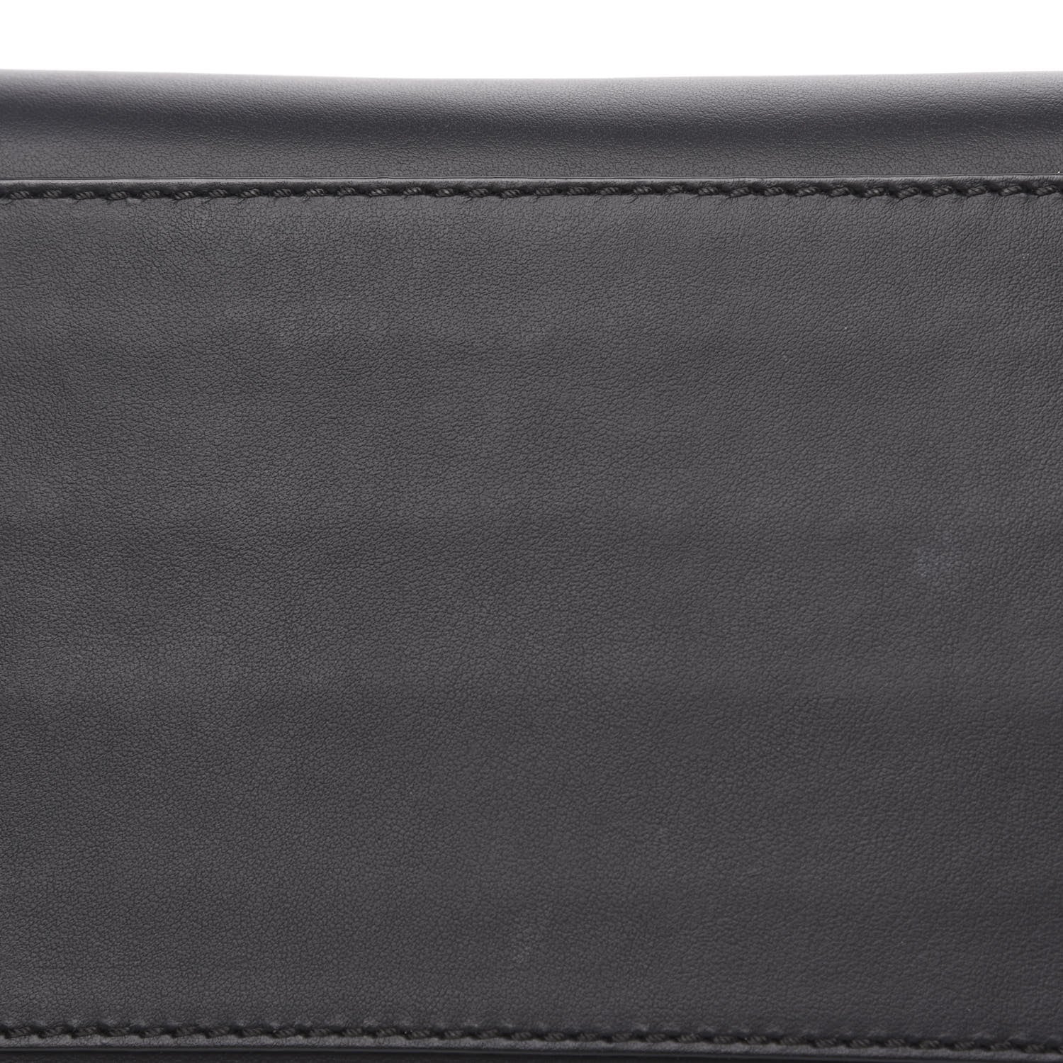 Fendi Calfskin Flowerland Dotcom Satchel Black 8 of 10