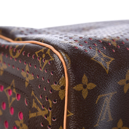 Louis Vuitton Monogram Perforated Speedy 30 Fuchsia 9 of 13