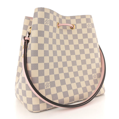 Louis Vuitton Damier Azur Neonoe MM Eau De Rose 3 of 9