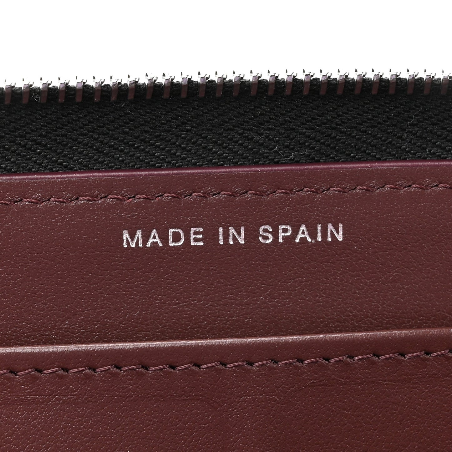 Caviar Quilted Large Gusset Zip Around Wallet Black