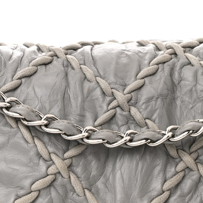 Chanel Calfskin Ultra Stitch Oversized Flap Grey 8 of 10