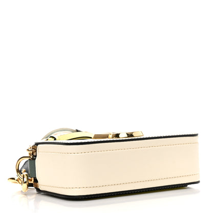 Marc Jacobs Saffiano Small Snapshot Camera Bag Silver Sage Multi 4 of 12